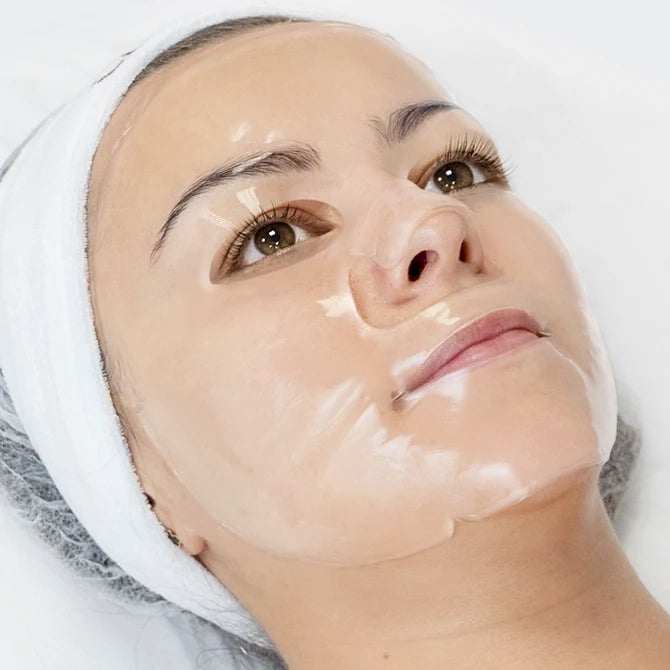 Clarena Hyaluron Crystal Collagen Mask | hidrogēla maska ar hialuronskābi