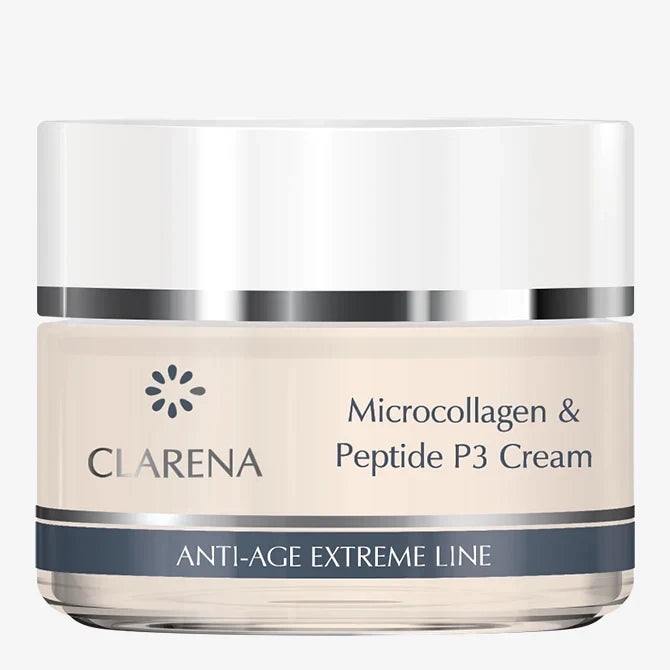 Clarena Microcollagen & Peptide P3 Cream | krēms nobriedušai ādai, 50ml