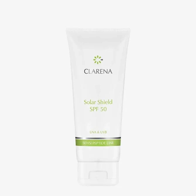 Clarena Solar Shield SPF 50 | saules aizsargkrēms jutīgai ādai, 100ml