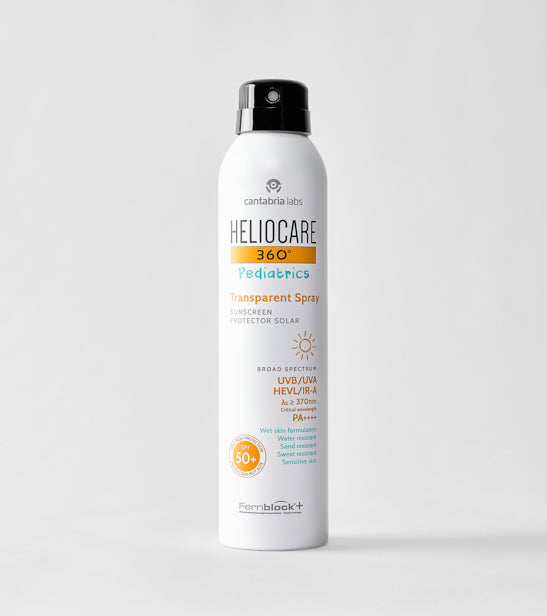 HELIOCARE 360° PEDIATRICS TRANSPARENT SPRAY SPF50+ | Caurspīdīgs sprejs bērniem, 200 ml