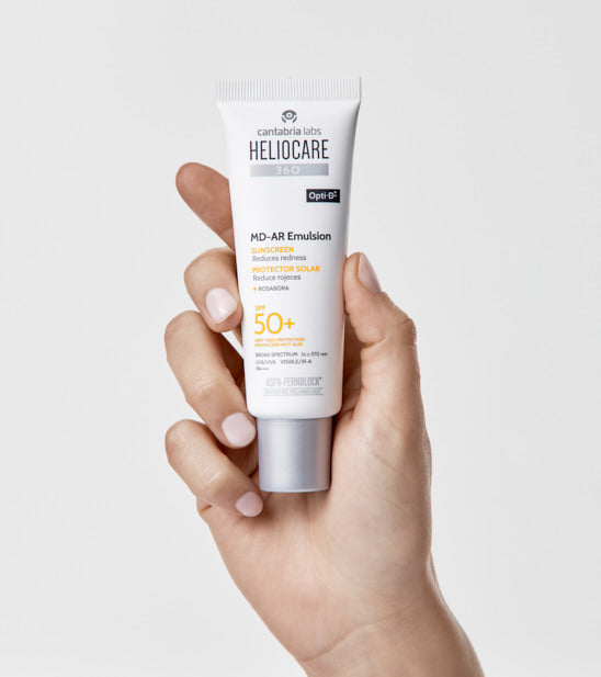 HELIOCARE 360° A-R EMULSION SPF50+ | Saules aizsargājoša emulsija jutīgai ādai, rozācijai - 50ml