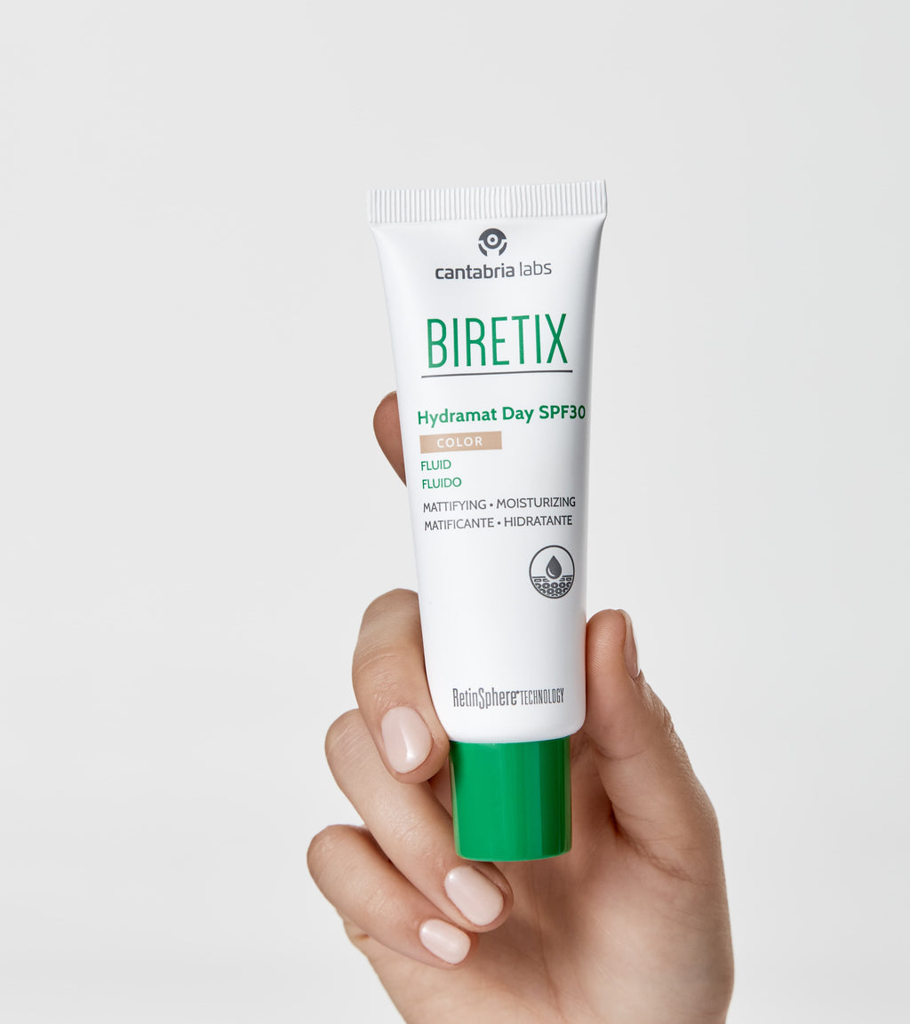 CANTABRIA LABS BIRETIX Hydramat Day SPF30 - COLOR, 50 ml | Hydramat Day SPF30 fluīds ar toni, 50 ml