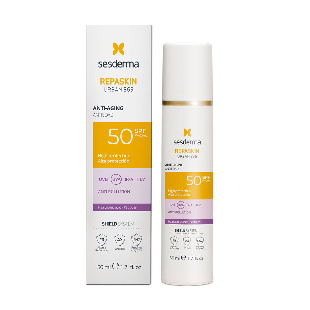 SESDERMA REPASKIN URBAN 365 Anti-aging SPF50, 50ml | Anti-aging SPF50 Saules aizsargkrēms