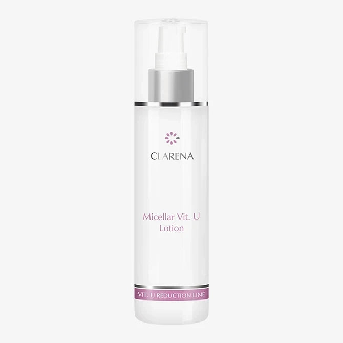 Clarena Micellar Vit.U Lotion | attīrošs līdzeklis jutīgai ādai ar noslieci uz rozāciju, 200ml