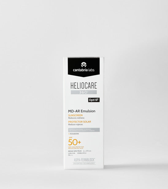 HELIOCARE 360° A-R EMULSION SPF50+ | Saules aizsargājoša emulsija jutīgai ādai, rozācijai - 50ml