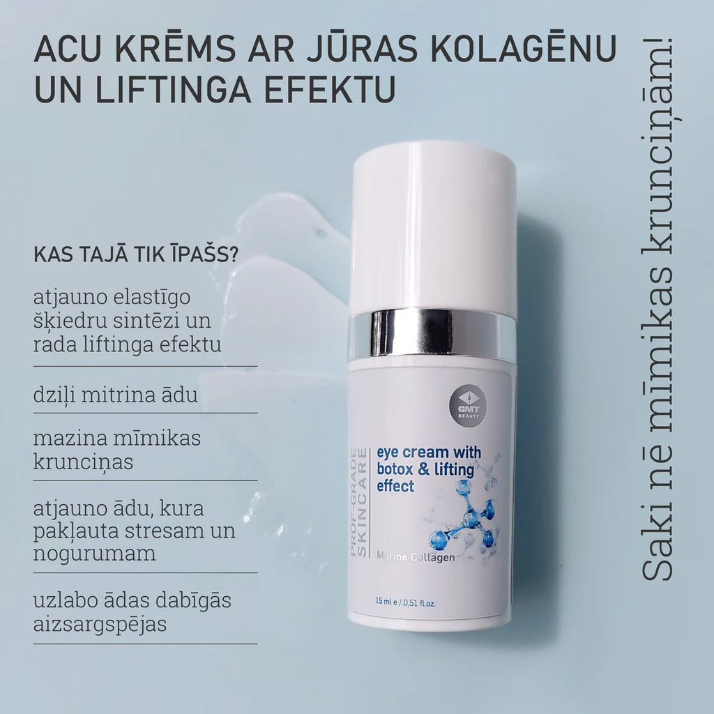 Acu krēms ar jūras kolagēnu un liftinga efektu, 15ml