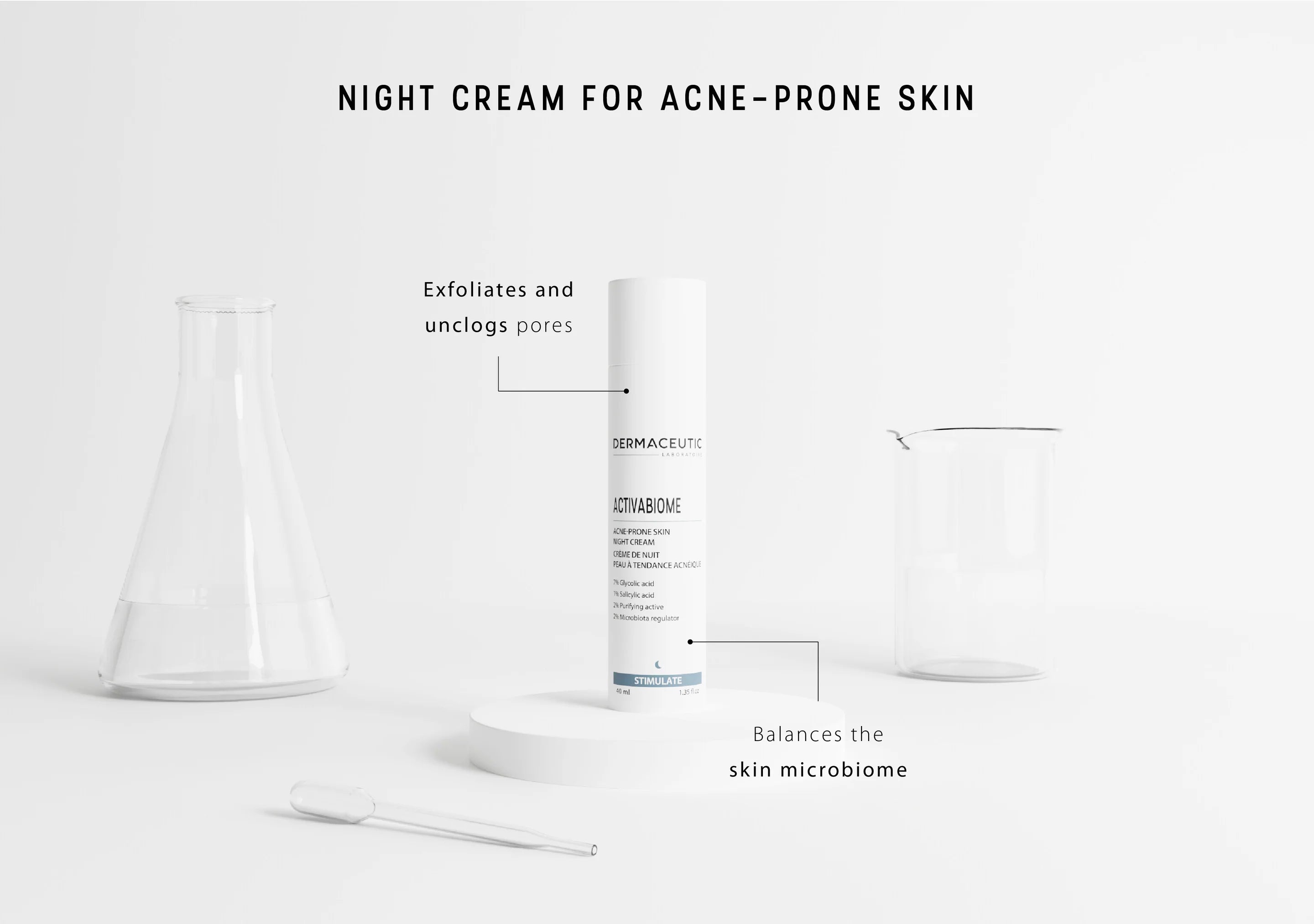 Dermaceutic Activabiome | krēms problemātiskai ādai, 40ml