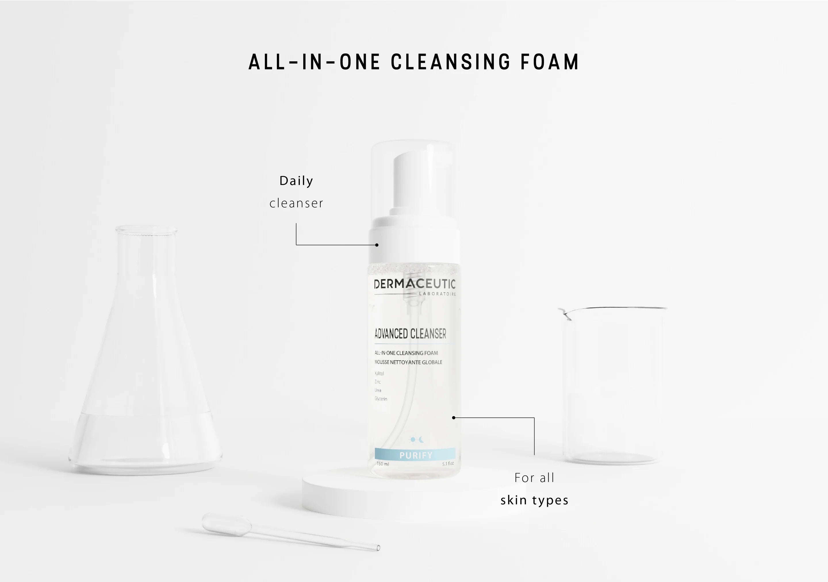 Dermaceutic Advanced Cleanser | attīrošas putas, 150 ml