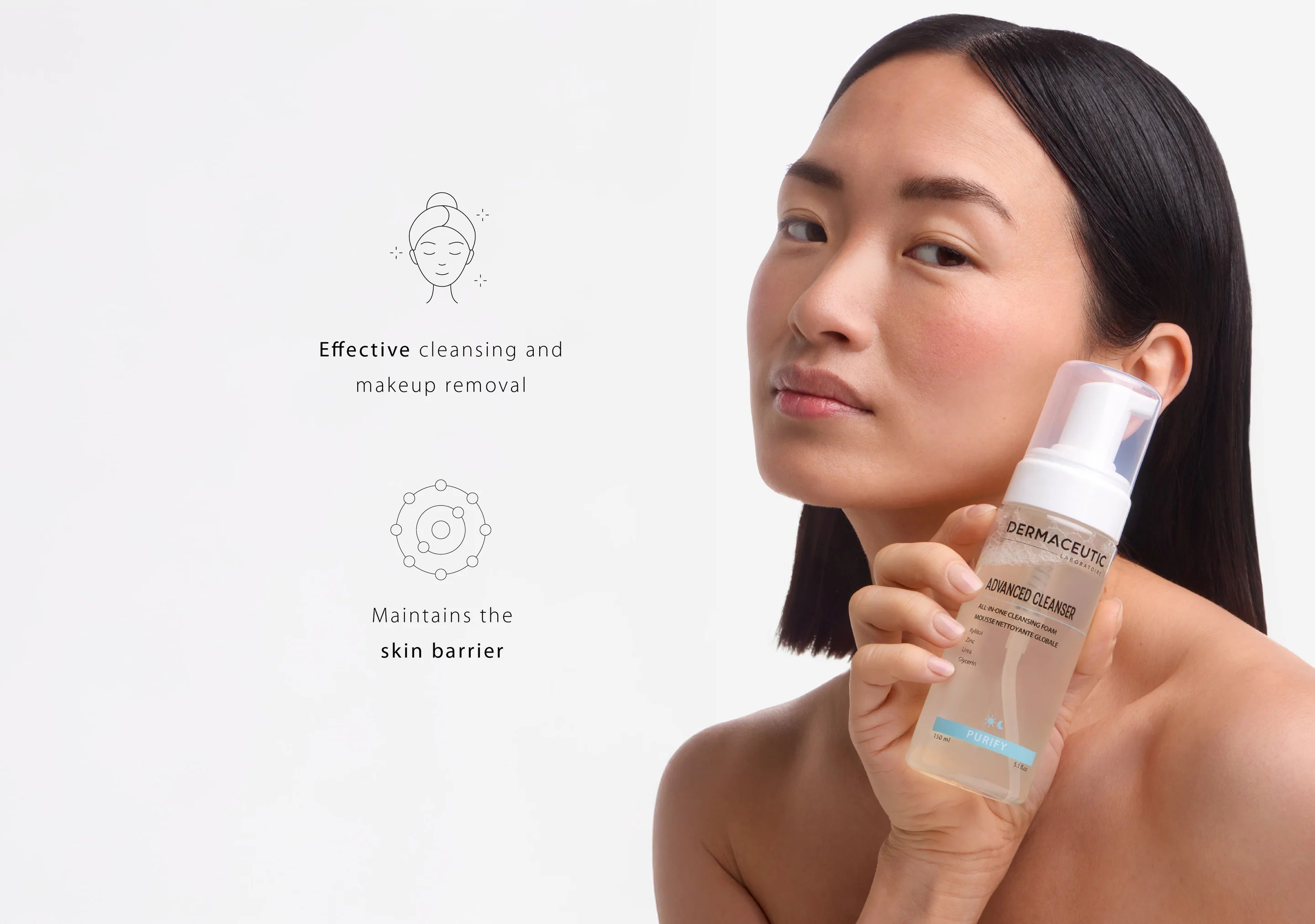 Dermaceutic Advanced Cleanser | attīrošas putas, 150 ml