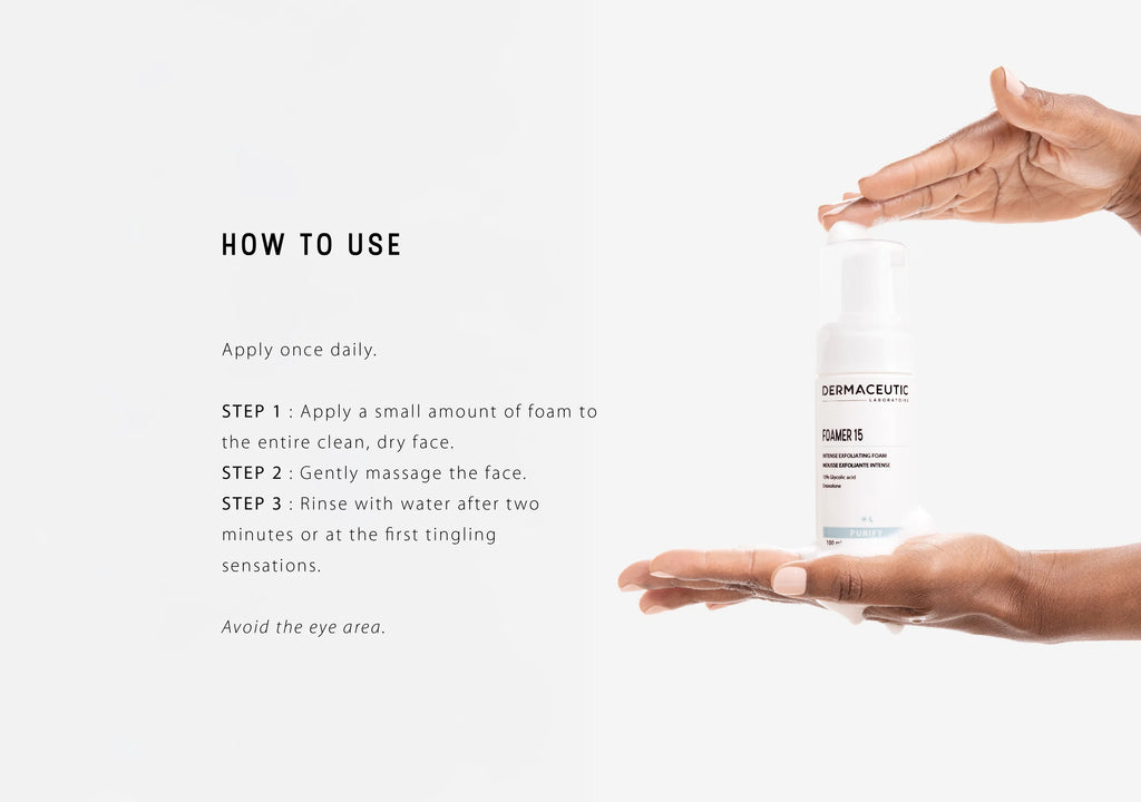 Dermaceutic Foamer 15 | putas ar glikolskābi