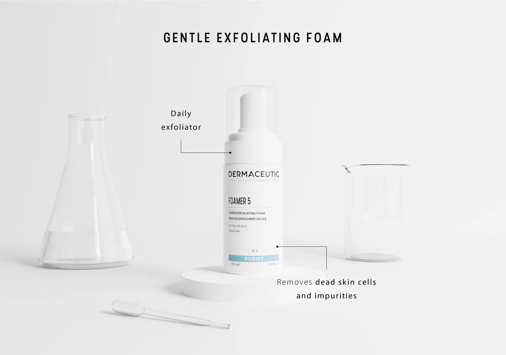 Dermaceutic Foamer 5 | attīrošas pīlinga putas, 100ml