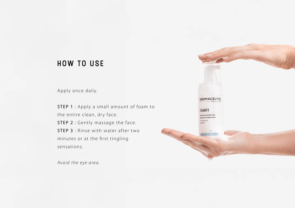 Dermaceutic Foamer 5 | attīrošas pīlinga putas, 100ml