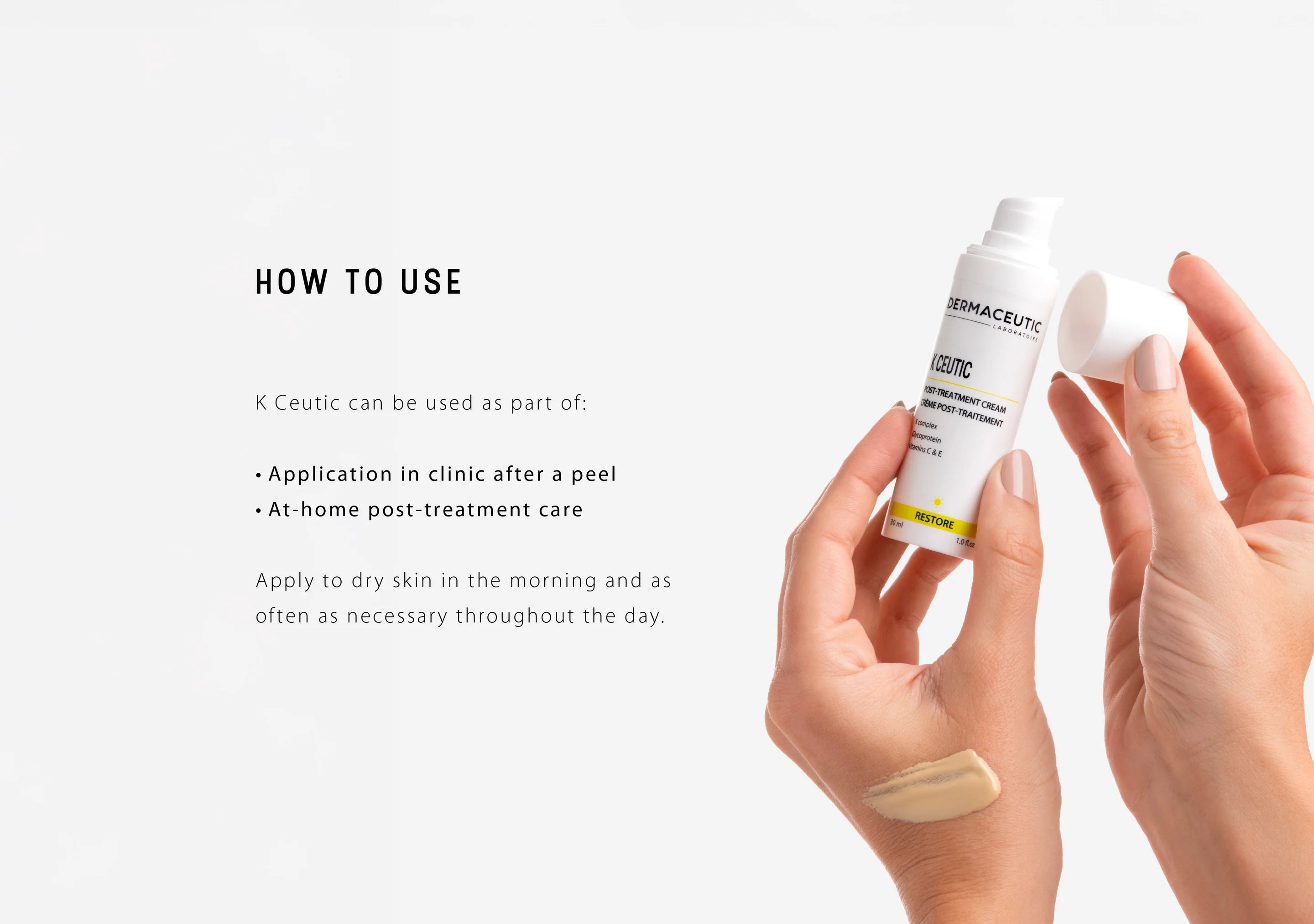 Dermaceutic K Ceutic krēms | barojošs krēms ar SPF 50, 30ml