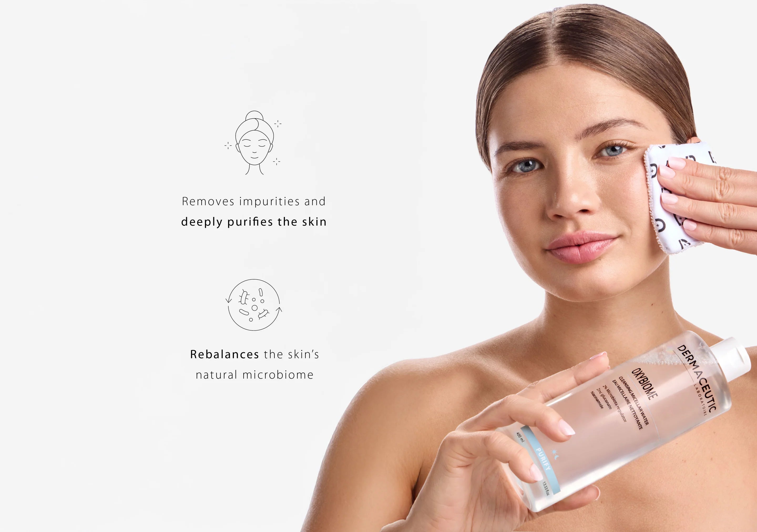 Dermaceutic Oxybiome micelārais ūdens | micelārais ūdens, 400ml
