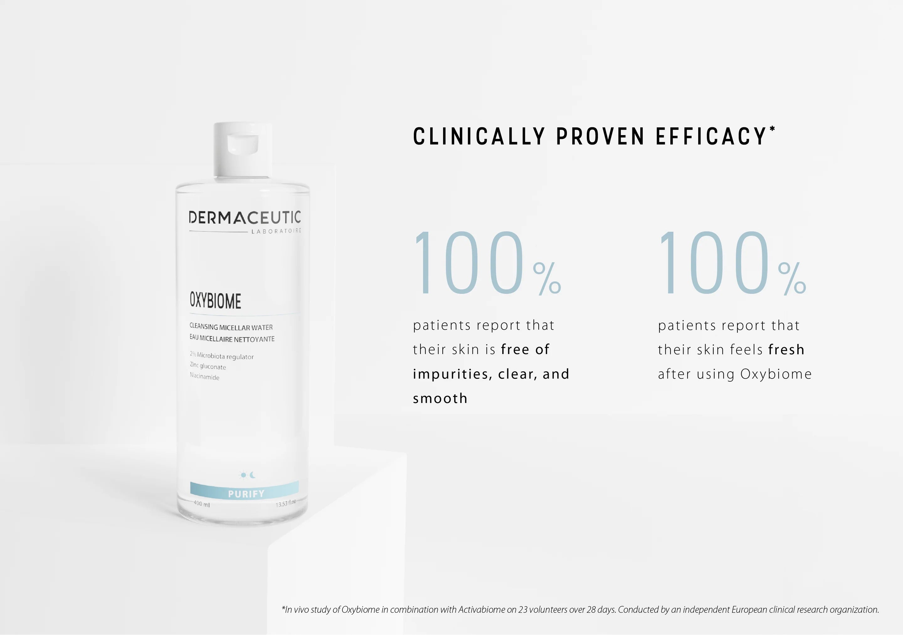 Dermaceutic Oxybiome micelārais ūdens | micelārais ūdens, 400ml