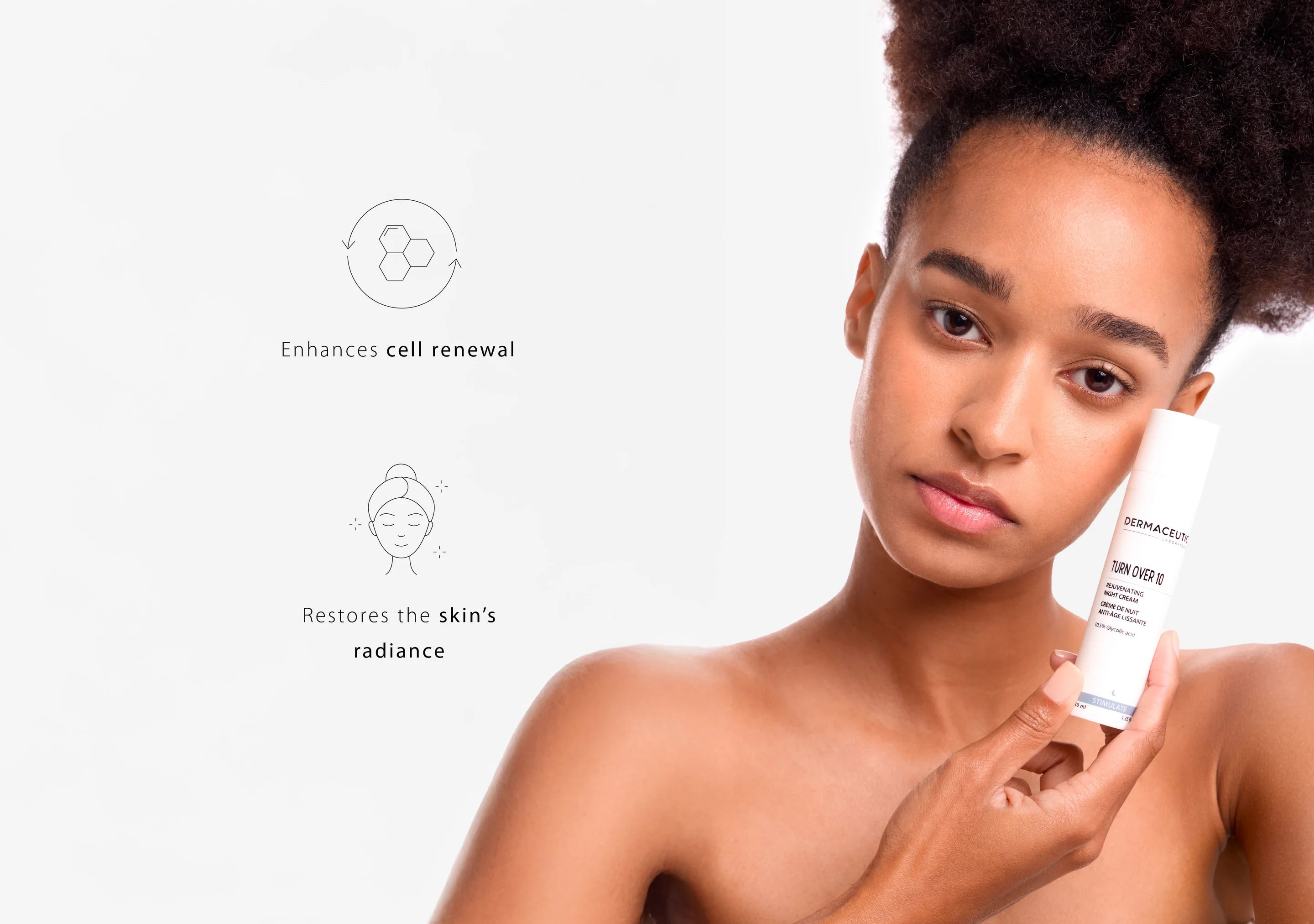 Dermaceutic Turn Over 10 | stimulējošs nakts krēms, 40ml