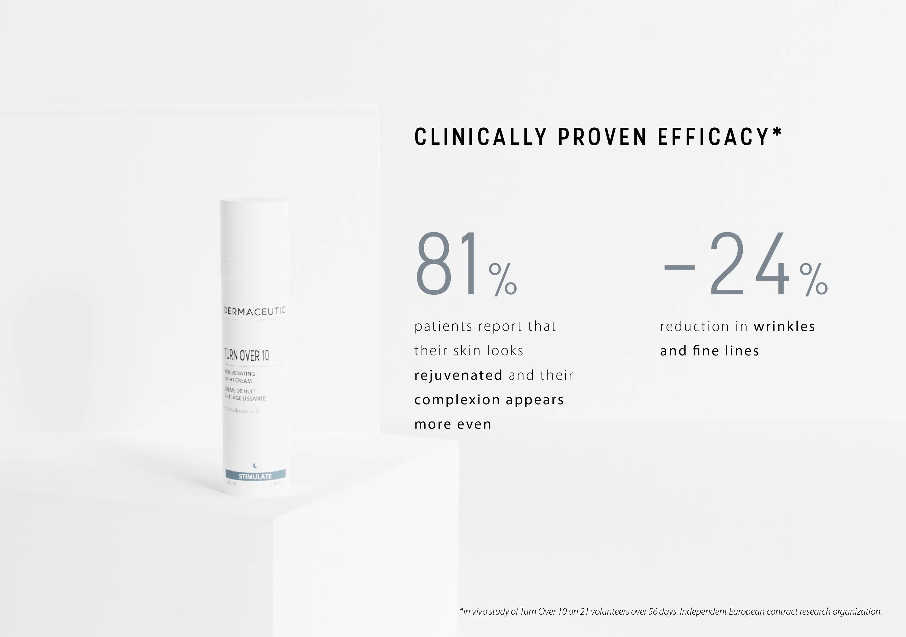 Dermaceutic Turn Over 10 | stimulējošs nakts krēms, 40ml