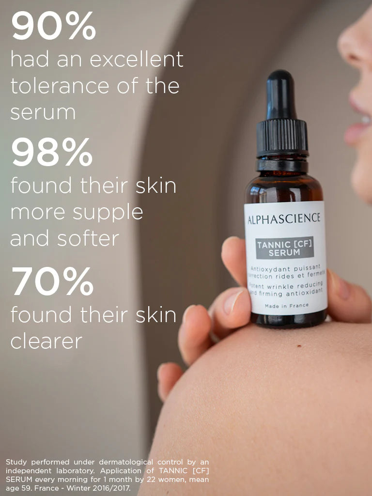 Alphascience TANNIC [CF] serum | pretnovecošanās antioksidantu serums, 30ml