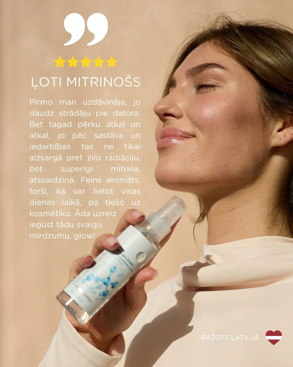 Aizsargājošs un mitrinošs sprejs ādai un matiem | Blue light shield, 100ml