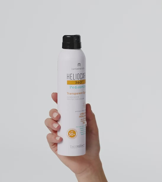 HELIOCARE 360° PEDIATRICS TRANSPARENT SPRAY SPF50+ | Caurspīdīgs sprejs bērniem, 200 ml