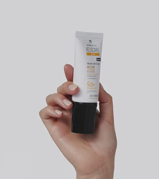 HELIOCARE 360° WATER GEL SPF50+ | Intensīvi mitrinošs saules aizsargkrēms ar toni, SPF50+, 50 ml