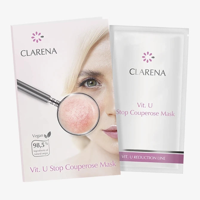 Clarena Vit. U Stop Couperose Mask | maska ādai ar redzamiem kapilāriem, 5 ml